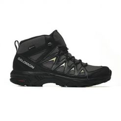 Buty trekkingowe męskie Salomon X Braze Mid Gtx. Czarne buty trekkingowe męskie Salomon, z materiału, bez zapięcia, trekkingowe. Za 558.00 zł.