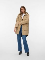 Vero Moda Parka w kolorze beżowym rozmiar: XL. Brązowe parki damskie Vero Moda, xl, bez wzorów. Za 187.52 zł.