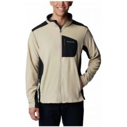 Bluza polarowa męska Columbia Klamath Range Full Zip. Brązowe bluzy bez kaptura męskie Columbia, m, z polaru. Za 169.99 zł.