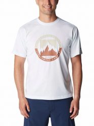 Columbia Koszulka sportowa "Ice Lake™ II" w kolorze białym rozmiar: S. Białe t-shirty sportowe męskie Columbia, s, z materiału, bez ramiączek, outdoorowe. Za 87.81 zł.