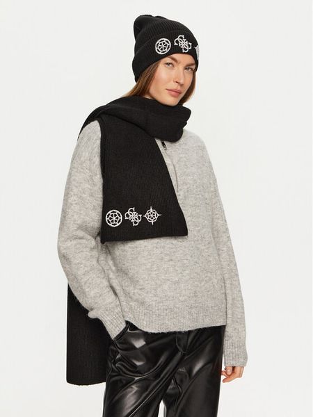 Guess Czapka AW5177 POL01 Czarny. Czarne czapki zimowe damskie Guess. Za 119.99 zł.