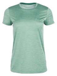 Regatta Koszulka funkcyjna "Fingal Edition" w kolorze miętowym rozmiar: 50. Zielone bluzki sportowe damskie Regatta, z materiału, bez kołnierzyka, bez ramiączek. Za 39.21 zł.