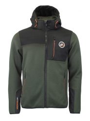 Peak Mountain Kurtka polarowa "Carhood" w kolorze khaki rozmiar: XL. Brązowe kurtki męskie Peak Mountain, xl, bez wzorów, z polaru, bez kaptura. Za 260.99 zł.