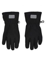 LEGO wear Rękawiczki funkcyje "Atlin" w kolorze czarnym rozmiar: 110/116. Czarne rękawiczki dziecięce LEGO WEAR, bez ramiączek. Za 115.55 zł.
