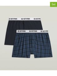 G-Star Bokserki (2 pary) w kolorze granatowym rozmiar: L. Niebieskie bokserki męskie G-Star, bez wzorów. Za 136.45 zł.