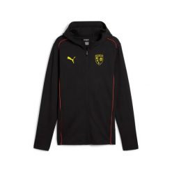 Kurtka dresowa RC Lens 2025/26. Czarne kurtki męskie Puma, s, bez wzorów, z dresówki, sportowe, bez kaptura. Za 392.00 zł.