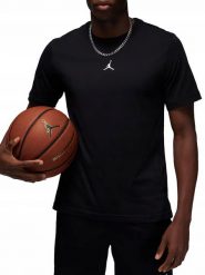 KOSZULKA męska NIKE JORDAN JUMPMAN FN5829-010 sportowa małe logo czarna M. Czarne t-shirty sportowe męskie Jordan, m, z bawełny, bez ramiączek, dri-fit (nike). Za 228.00 zł.