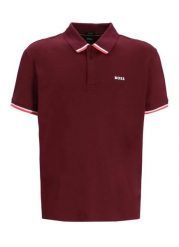 Koszulka polo BOSS Paddy Lux czerwony (50538185-614). Czerwone koszulki polo męskie Boss, xl, bez wzorów, bez ramiączek. Za 329.00 zł.