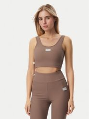 EA7 Emporio Armani Biustonosz sportowy 7W001337 AF15721 U6041 Brązowy jasny. Brązowe biustonosze sportowe damskie EA7 Emporio Armani, bez wzorów. Za 334.99 zł.
