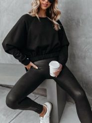 Milan Kiss Bluza w kolorze czarnym rozmiar: L. Czarne bluzy bez kaptura damskie Milan Kiss, l. Za 110.29 zł.