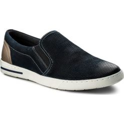 Półbuty LASOCKI FOR MEN MI08-C274-324-05. Niebieskie półbuty męskie Lasocki For Men, z nubiku, bez zapięcia. W wyprzedaży za 149.99 zł.