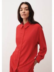 More & More Bluzka w kolorze czerwonym rozmiar: 40. Czerwone bluzki damskie MORE & MORE, bez wzorów, bez kołnierzyka, bez ramiączek. Za 135.81 zł.