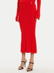 Patrizia Pepe Spódnica midi 8G0423/K9J5-R835 Czerwony Regular Fit. Czerwone spódniczki damskie Patrizia Pepe, bez wzorów, z wiskozy, midi. Za 879.99 zł.