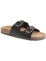 C'M Klapki w kolorze czarnym rozmiar: 36. Czarne klapki damskie C'M, bez wzorów, bez obcasa. Za 86.99 zł.