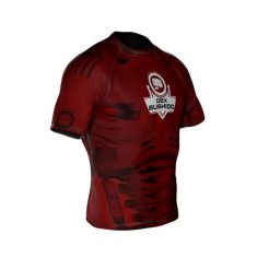 Koszulka kompresyjna Cyborg Rashguard DBX Bushido More Dry. Białe t-shirty sportowe męskie DBX BUSHIDO, l, z elastanu, bez ramiączek, na fitness i siłownię. Za 149.00 zł.