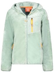 Geographical Norway Kurtka polarowa "Toscana" w kolorze miętowym rozmiar: XL. Zielone kurtki damskie Geographical Norway, xl, bez wzorów, z polaru, bez kaptura. Za 139.20 zł.