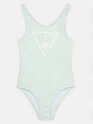 Guess Strój kąpielowy J4GZ39 KCA60 Zielony. Zielone stroje kąpielowe dziewczęce Guess, z aplikacjami, z syntetyku. Za 369.99 zł.