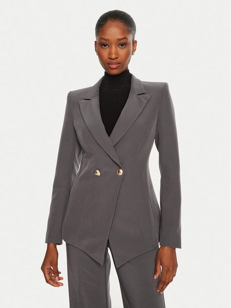 Rinascimento Marynarka CFC0119980003 Szary Regular Fit. Szare marynarki i żakiety damskie RINASCIMENTO, l, bez wzorów, z syntetyku. Za 559.99 zł.