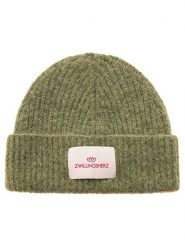 Zwillingsherz Czapka w kolorze zielonym rozmiar: onesize. Zielone czapki zimowe damskie Zwillingsherz, z materiału. Za 182.72 zł.
