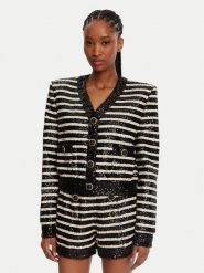 Balmain Marynarka DF1KL180XJ31 Czarny Regular Fit. Czarne marynarki i żakiety damskie Balmain, bez wzorów, z syntetyku. Za 7,949.00 zł.