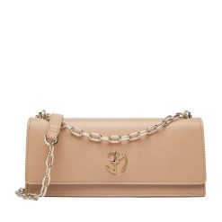 Torebka Eva Minge. Brązowe listonoszki damskie Eva Minge, bez wzorów, bez dodatków. Za 199.99 zł.