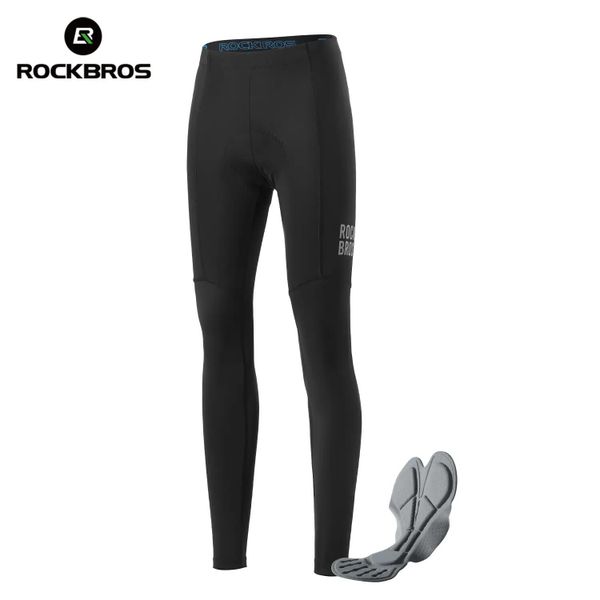 Męskie długie spodnie kolarskie, oddychająca skóra 3D ROCKBROS. Czarne szorty męskie ROCKBROS, bez wzorów, z elastanu. Za 184.96 zł.