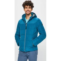 Tom Tailor Denim - Kurtka. Niebieskie kurtki męskie Tom Tailor Denim, l, bez wzorów, z denimu, z kapturem. W wyprzedaży za 269.90 zł.