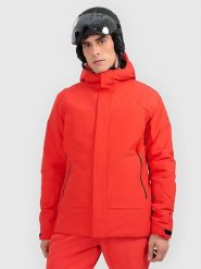 4F Kurtka narciarska w kolorze czerwonym rozmiar: S. Czerwone kurtki narciarskie i snowboardowe damskie 4f, m, bez wzorów, bez kaptura, narciarskie. Za 289.95 zł.