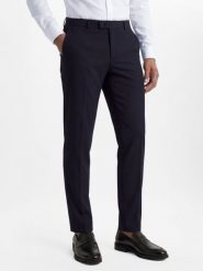 Finshley & Harding spodnie garniturowe Mężczyźni Regular Fit niebieski, 60. Niebieskie spodnie wizytowe męskie Finshley & Harding, z syntetyku. Za 349.95 zł.