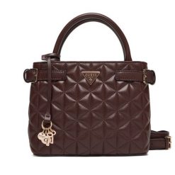 Torebka Guess. Brązowe torebki klasyczne damskie Guess, z aplikacjami, bez dodatków. Za 589.99 zł.