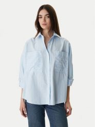 HUGO Koszula Edafnena 50553358 Kolorowy Regular Fit. Koszule damskie Hugo, bez wzorów, z bawełny, bez kołnierzyka, bez ramiączek. Za 449.99 zł.