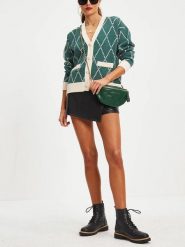 Milan Kiss Kardigan w kolorze zielonym rozmiar: S. Zielone kardigany damskie Milan Kiss, s, bez wzorów. Za 170.07 zł.