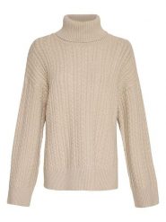MOSS COPENHAGEN Golf "Amari" w kolorze beżowym rozmiar: M/L. Brązowe golfy damskie MOSS COPENHAGEN, l, bez wzorów, ze splotem, bez ramiączek. Za 149.31 zł.