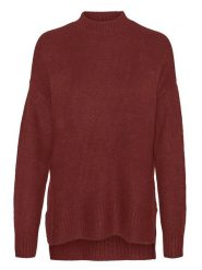 Vero Moda Sweter w kolorze bordowym rozmiar: S. Czerwone golfy damskie Vero Moda, s, bez wzorów, bez ramiączek. Za 101.45 zł.