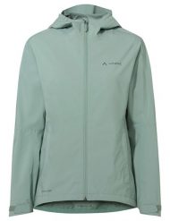 Kurtka damska Moab Rain Jacket II. Zielone kurtki damskie Vaude, bez wzorów, z materiału. Za 819.00 zł.