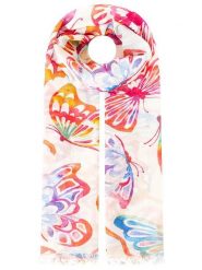 Zwillingsherz Szal w kolorze fioletowo-różowym - 180 x 88 cm rozmiar: onesize. Różowe szaliki i kominy damskie Zwillingsherz, bez wzorów, z materiału. Za 60.95 zł.