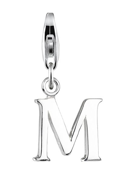 Elli Damska literka M inicjał w srebrze 925 Sterling Silver Naszyjniki 1 ct Damski. Szare naszyjniki damskie Elli, srebrne. Za 178.99 zł.