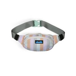 Torebka biodrowa Kavu Spectator - serene stripe. Fioletowe torebki klasyczne damskie KAVU, bez wzorów, bez dodatków. Za 93.99 zł.