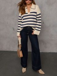 LA Angels Sweter w kolorze beżowym rozmiar: L. Brązowe swetry klasyczne damskie LA Angels, l, bez kołnierzyka. Za 152.26 zł.