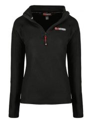 Geographical Norway Bluza polarowa "Tug" w kolorze czarnym rozmiar: XL. Czarne bluzy bez kaptura damskie Geographical Norway, xl, z polaru. Za 61.02 zł.