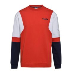 Bluza męska DIADORA SWEATSHIRT CREW DIADORA CLUB M. Czerwone bluzy bez kaptura męskie Diadora, l. Za 89.99 zł.
