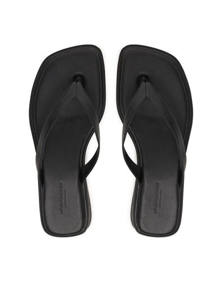 Vagabond Shoemakers Japonki Izzy 5913-401-20 Czarny. Czarne klapki damskie Vagabond Shoemakers, bez wzorów, ze skóry, bez obcasa. Za 369.99 zł.