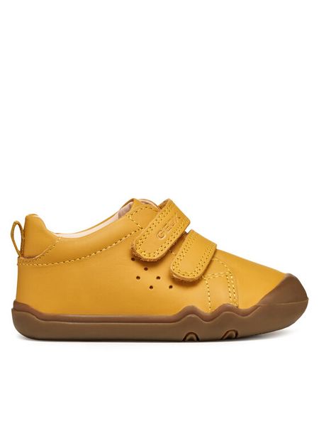 Geox Sneakersy B Steppieup B465WA 00085 C2112 Żółty. Żółte buty sportowe chłopięce Geox, ze skóry, bez zapięcia. Za 229.99 zł.