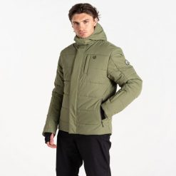 Męska kurtka Camber. Zielone kurtki męskie Dare 2b, m, bez wzorów, bez kaptura, narciarskie. W wyprzedaży za 449.99 zł.