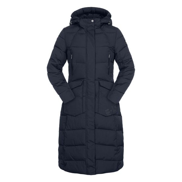 Damski płaszcz jeździecki ELT Saphira Advanced thermique. Niebieskie kurtki przeciwdeszczowe damskie ELT, l, bez kaptura. Za 829.00 zł.