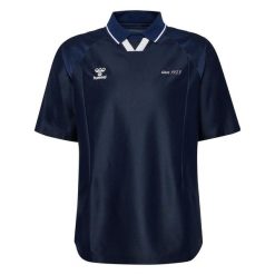 Koszulka z dżerseju Hummel. Niebieskie t-shirty damskie HUMMEL, xl, z dżerseju, bez ramiączek, do piłki nożnej. Za 256.50 zł.
