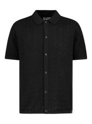 Authentic Style Koszula dzianinowa - Regular fit - w kolorze czarnym rozmiar: XL. Czarne koszule męskie Authentic Style, xl, bez wzorów, z dzianiny, bez kołnierzyka, bez ramiączek. Za 127.05 zł.