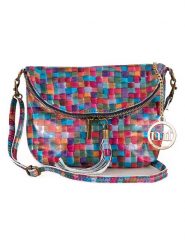 Mia Tomazzi Skórzana torebka "Famagosta" ze wzorem - 24 x 18 x 4 cm rozmiar: onesize. Torebki klasyczne damskie Mia Tomazzi, bez wzorów, z materiału, bez dodatków. Za 173.99 zł.