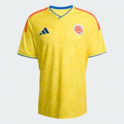 Koszulka podstawowa Kolumbia 26. Żółte t-shirty sportowe męskie Adidas, l, z materiału, bez ramiączek, do piłki nożnej, climacool (adidas). Za 439.00 zł.