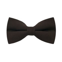 Mucha Męska - His Story - Ciemny Brąz. Krawaty i muchy męskie His Story, z aplikacjami, z mikrofibry, eleganckie. Za 45.00 zł.